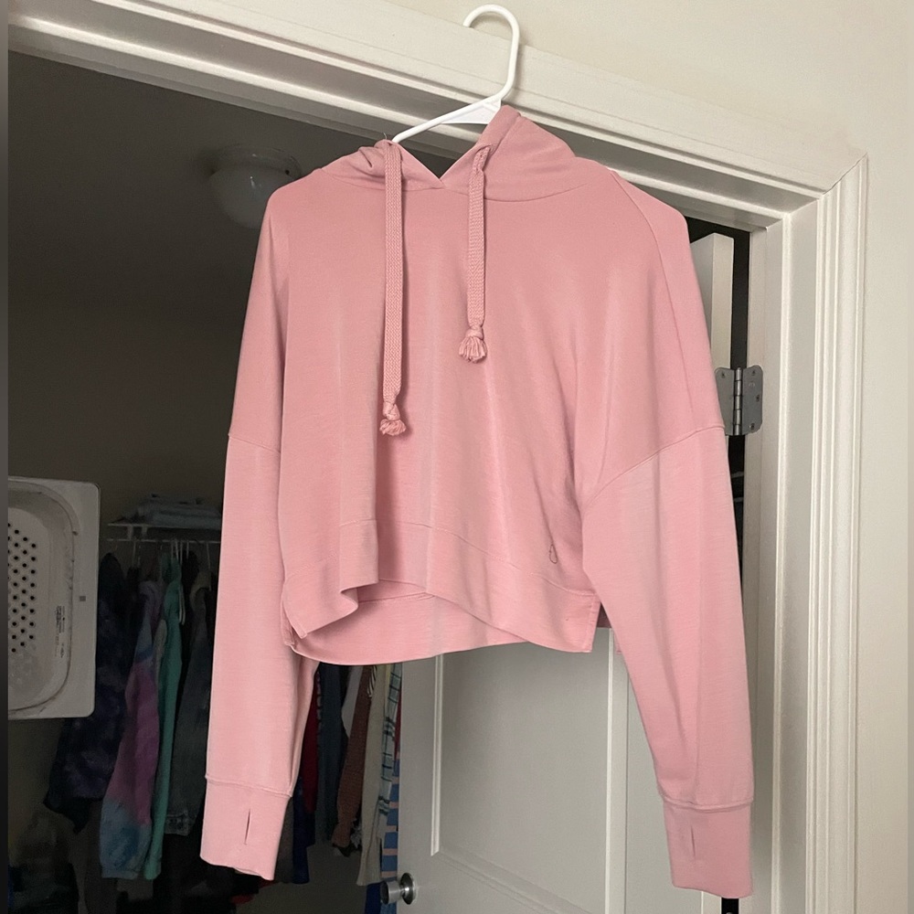 Pink Altar’d State Revival Cropped Athlesiure Hoodie